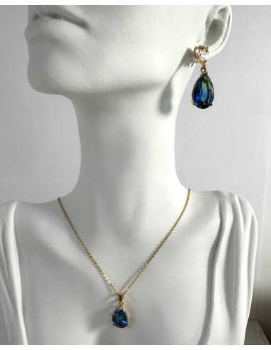 Komplet Naszyjnik z zawieszką STAL CHIRURGICZNA...