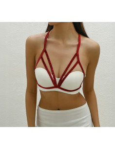 BIUSTONOSZ HARNESS UPRZĄŻ PASKI DO BIUSTONOSZA PASKI BODY...