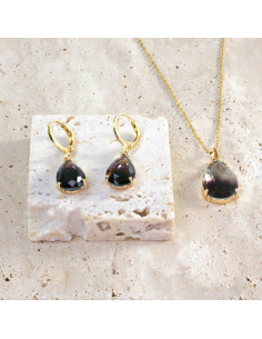 Komplet Naszyjnik z zawieszką STAL CHIRURGICZNA KOLCZYKI...