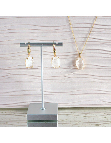 Komplet Naszyjnik z zawieszką STAL CHIRURGICZNA...