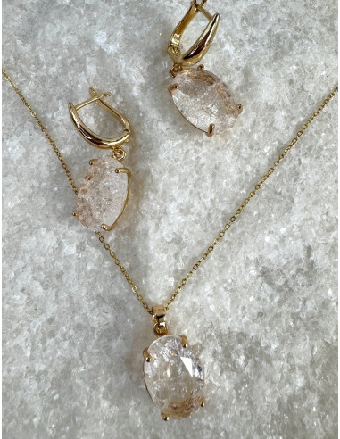 Komplet Naszyjnik z zawieszką STAL CHIRURGICZNA...