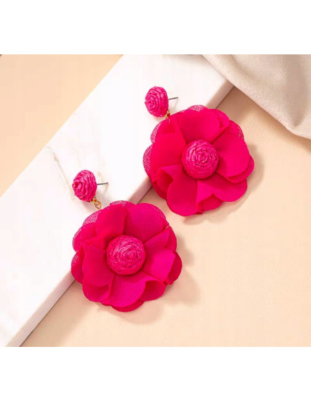 Kolczyki KWIATKI KWIATUSZKI BOHO MAXI KWIATY Lolita Accessories