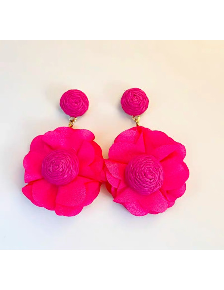 Kolczyki KWIATKI KWIATUSZKI BOHO MAXI KWIATY Lolita Accessories