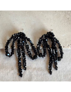 Kolczyki MAXI KOKARDKI Z KORALIKÓW XXL Lolita Accessories 2