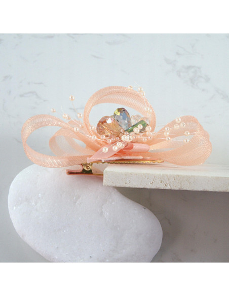 STROIK FASCYNATOR KAMIENIE PRZYPINKA OZDOBA GLAMOUR LOLITA AKCESORIA