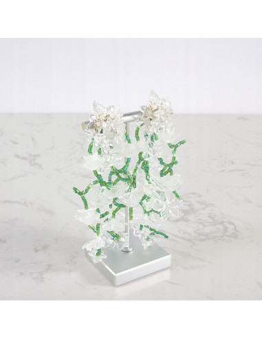 Kolczyki MAXI XXL ZJAWISKOWE KWIATY BOHO Lolita...