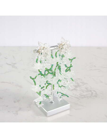 Kolczyki MAXI XXL ZJAWISKOWE KWIATY BOHO Lolita Accessories KWIATUSZKI