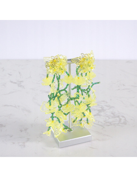 Kolczyki MAXI XXL ZJAWISKOWE KWIATY BOHO Lolita Accessories KWIATUSZKI