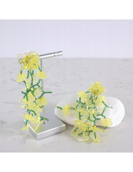 Kolczyki MAXI XXL ZJAWISKOWE KWIATY BOHO Lolita Accessories KWIATUSZKI