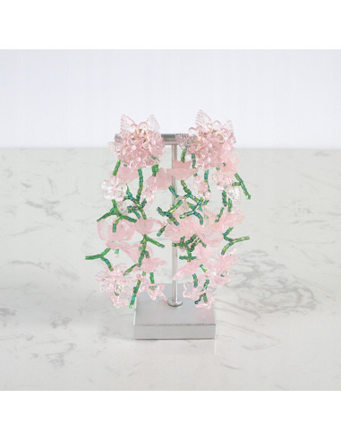 Kolczyki MAXI XXL ZJAWISKOWE KWIATY BOHO Lolita...