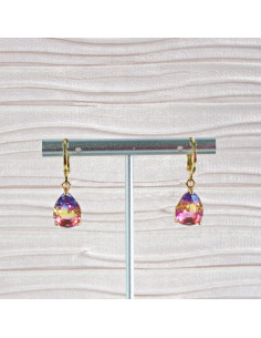 Kolczyki Lolita Accessories KAMIENIE CIENIOWANE TĘCZOWE...