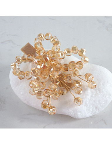 MOTYL z KRYSZTAŁAMI KAMIENIE PRZYPINKA OZDOBA...