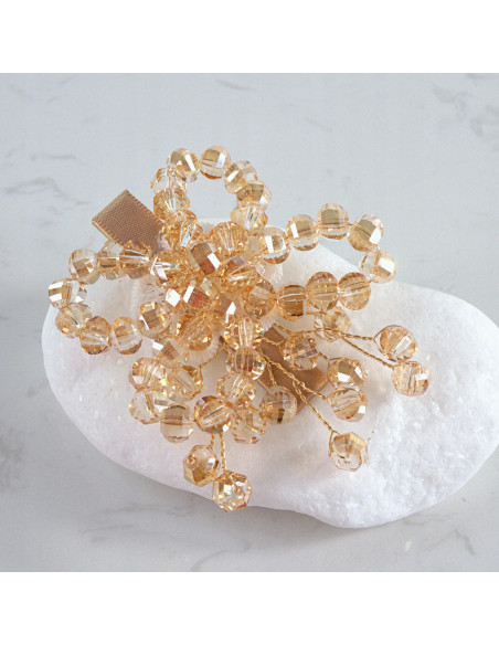 MOTYL z KRYSZTAŁAMI KAMIENIE PRZYPINKA OZDOBA GLAMOUR LOLITA AKCESORIA