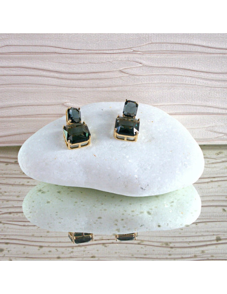 Kolczyki Lolita Accessories KAMIENIE GRAFITOWE KAMIENIE