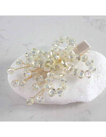 MOTYL z KRYSZTAŁAMI KAMIENIE PRZYPINKA OZDOBA GLAMOUR LOLITA AKCESORIA