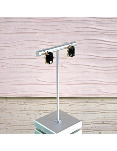 Kolczyki Lolita Accessories BRĄZOWE "BRYLANTY"...