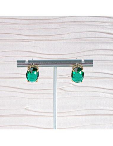 Kolczyki Lolita Accessories ZIELONE "BRYLANTY"...