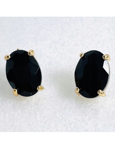 Kolczyki Lolita Accessories CZARNE "BRYLANTY"...