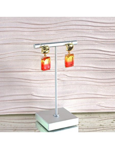 Kolczyki CIENIOWANE "BRYLANTY" Lolita Accessories srebrny sztyft 925