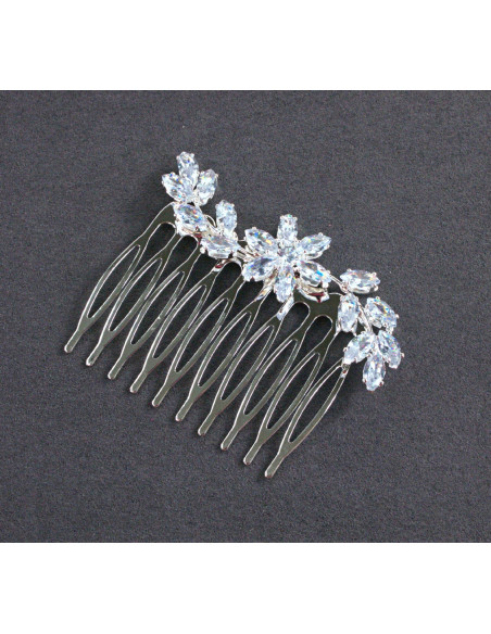 GRZEBIEŃ wsuwany do włosów wtykowy ozdobny KAMIENIE Lolita Akcesoria