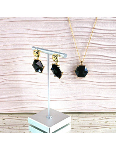 Komplet Naszyjnik z zawieszką STAL CHIRURGICZNA...