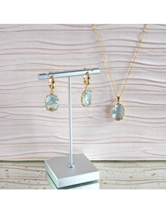 Komplet Naszyjnik z zawieszką STAL CHIRURGICZNA KOLCZYKI... 2