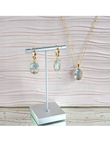 Komplet Naszyjnik z zawieszką STAL CHIRURGICZNA...