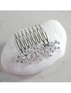 GRZEBIEŃ wsuwany do włosów wtykowy ozdobny MOTYLKI Lolita...