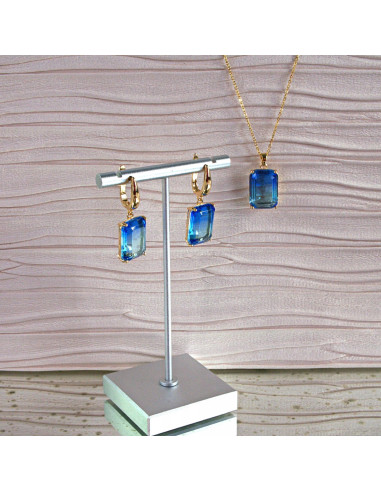 Komplet Naszyjnik z zawieszką STAL CHIRURGICZNA...