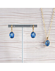 Komplet Naszyjnik z zawieszką STAL CHIRURGICZNA KOLCZYKI... 2