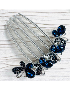 GRZEBIEŃ wsuwany do włosów wtykowy ozdobny Lolita... 2