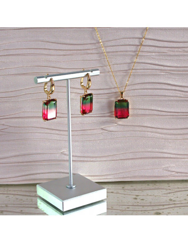 Komplet Naszyjnik z zawieszką STAL CHIRURGICZNA...