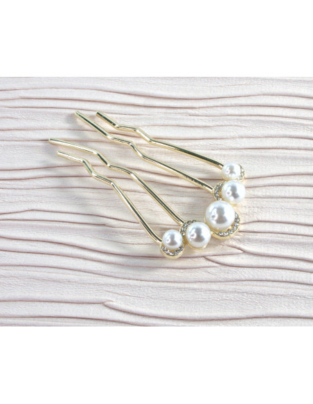 GRZEBIEŃ wsuwany do włosów wtykowy ozdobny Lolita Akcesoria PERŁY PERŁA