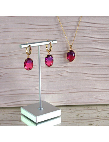 Komplet Naszyjnik z zawieszką STAL CHIRURGICZNA...