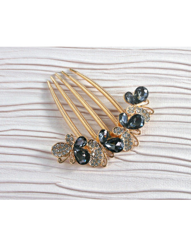 GRZEBIEŃ wsuwany do włosów wtykowy ozdobny...