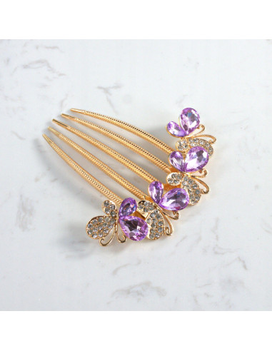 GRZEBIEŃ wsuwany do włosów wtykowy ozdobny...