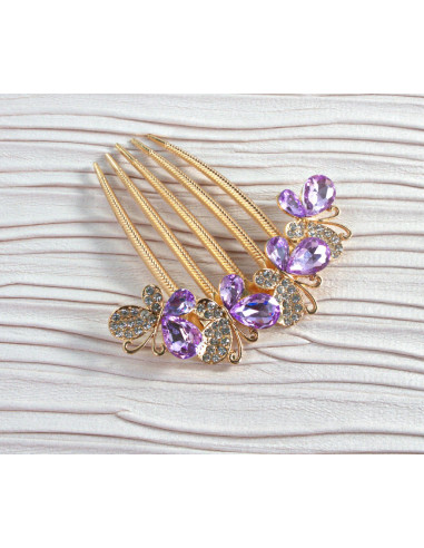 GRZEBIEŃ wsuwany do włosów wtykowy ozdobny...