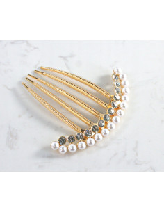 GRZEBIEŃ wsuwany do włosów wtykowy ozdobny Lolita...