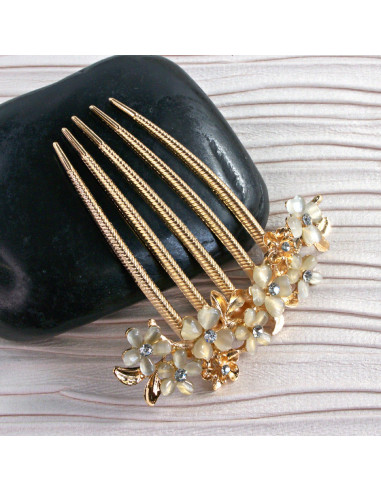 GRZEBIEŃ wsuwany do włosów wtykowy ozdobny...