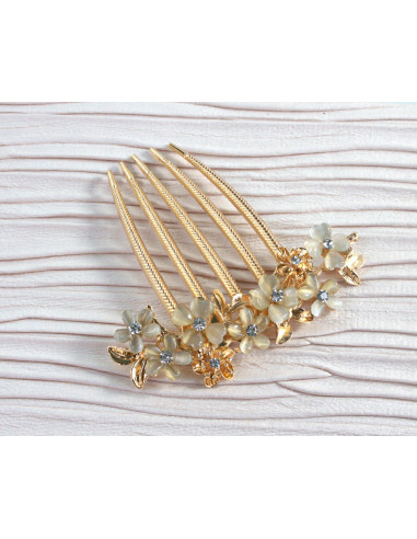 GRZEBIEŃ wsuwany do włosów wtykowy ozdobny...