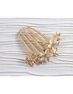 GRZEBIEŃ wsuwany do włosów wtykowy ozdobny Lolita...