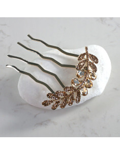 GRZEBIEŃ wsuwany do włosów wtykowy ozdobny KŁOS Lolita...