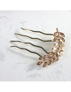 GRZEBIEŃ wsuwany do włosów wtykowy ozdobny KŁOS Lolita... 2