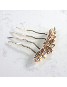 GRZEBIEŃ wsuwany do włosów wtykowy ozdobny PAW Lolita...