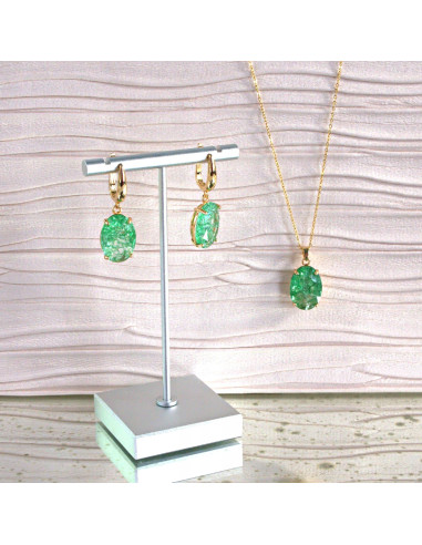 Komplet Naszyjnik z zawieszką STAL CHIRURGICZNA...