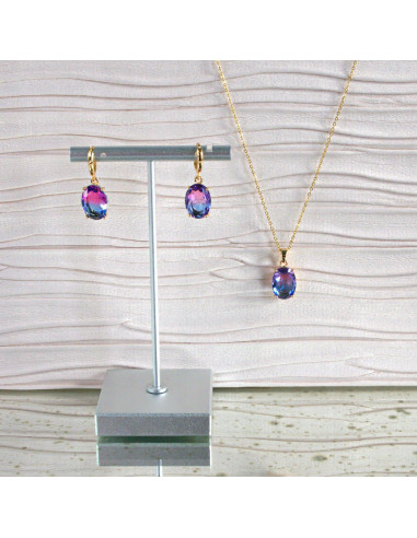 Komplet Naszyjnik z zawieszką STAL CHIRURGICZNA...