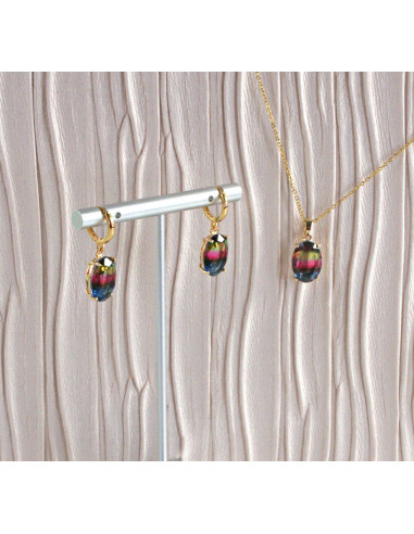 Komplet Naszyjnik z zawieszką STAL CHIRURGICZNA...