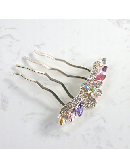 GRZEBIEŃ wsuwany do włosów wtykowy ozdobny PAW Lolita Akcesoria KOLORY