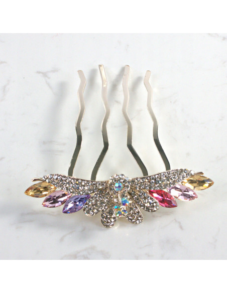 GRZEBIEŃ wsuwany do włosów wtykowy ozdobny PAW Lolita Akcesoria KOLORY