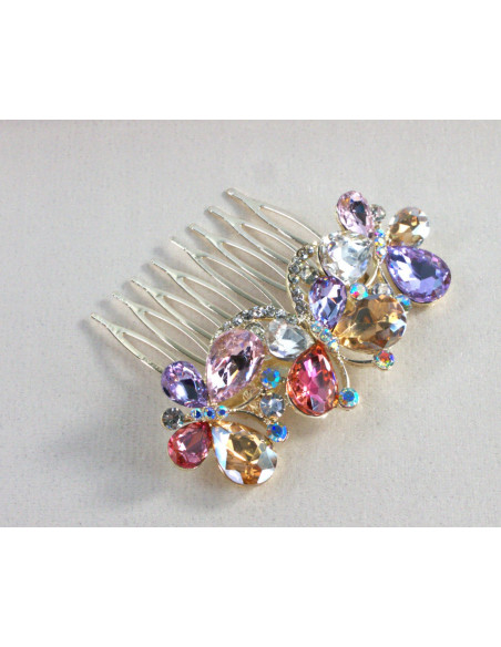 GRZEBIEŃ wsuwany do włosów wtykowy ozdobny MOTYL Lolita Akcesoria KOLORY